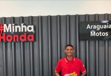 Consórcio Honda celebra 45 anos com promoção que premiou cliente da Araguaia Motos em Porangatu