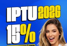 Prefeitura de Novo Planalto oferece 15% de desconto no IPTU 2026 para pagamento à vista