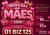 Honda Biz 0km, jantar e vários brindes marcam Festa das Mães em Bonópolis neste sábado (16)