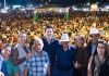 Leréia recebe Daniel Vilela durante celebração dos 50 anos de Minaçu