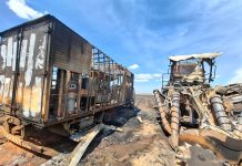 Incêndio em área rural deixa uma pessoa morta em São Luiz do Norte